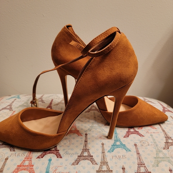 JustFab Shoes - JUST FAB - Cinthya Tan heels